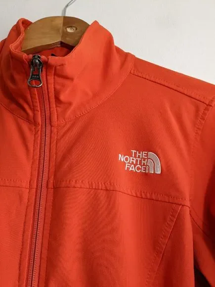 Ladies The North Face Orange Jacket Size Small S 8 10 Lightweight Bright *Faulty - Picture 3 of 16